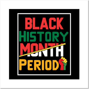 Black history month period Posters and Art